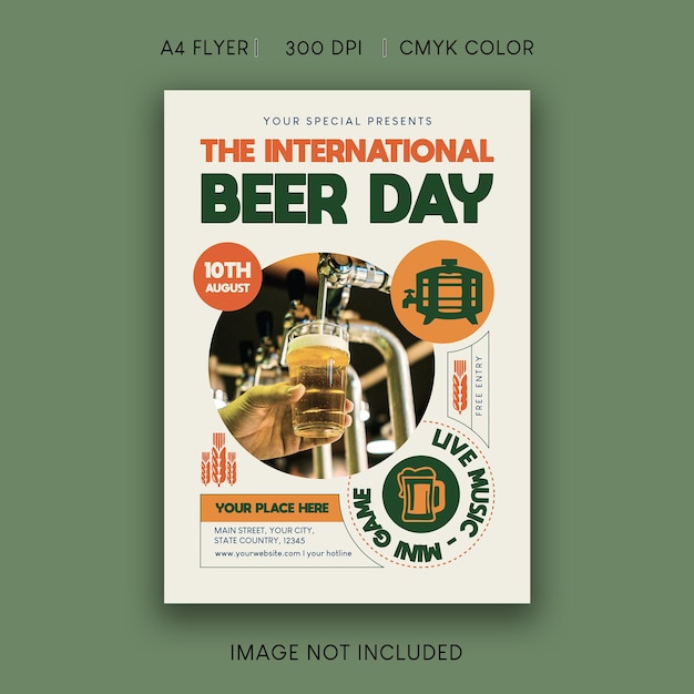 International Beer Day Flyer