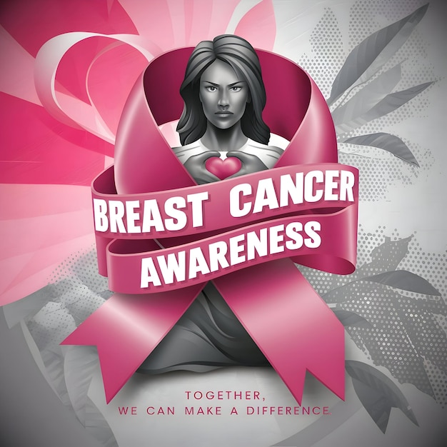 Vector international breast cancer awareness pink ribbon color