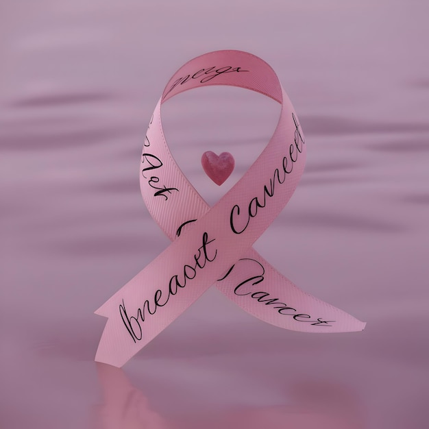 Vector international breast cancer awareness pink ribbon color