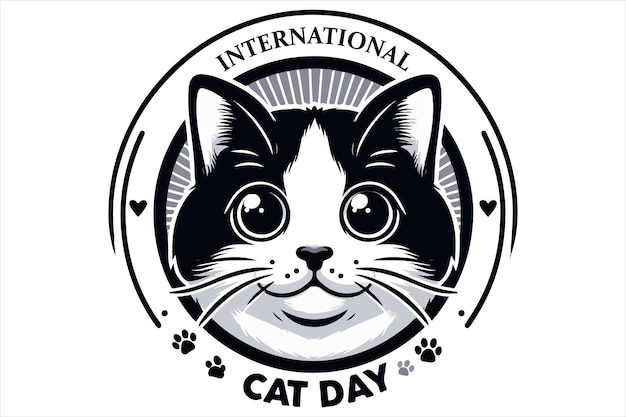 International Cat Day vector image