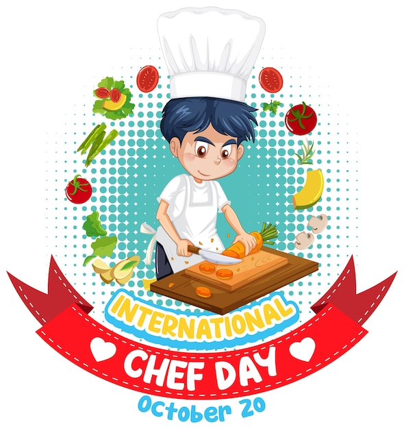 International Chef Day Poster Design