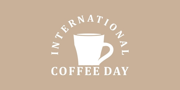 International coffee day logo design coffee design for barista coffee shop