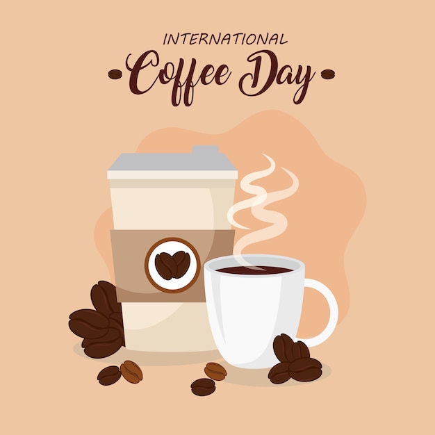 International coffee day poster