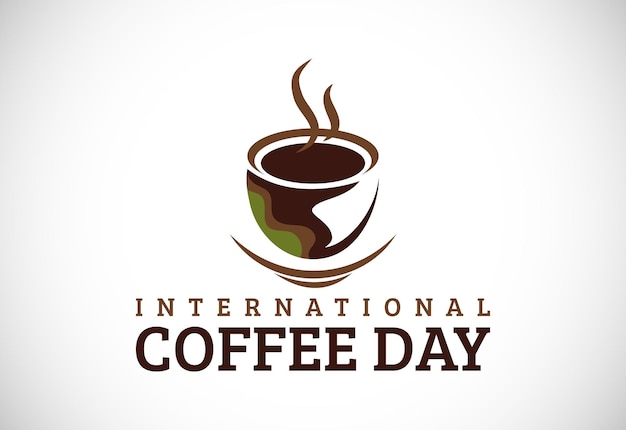 International coffee day vector illustration Suitable for greeting cards posters and banner