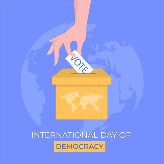 International day of democracy concept