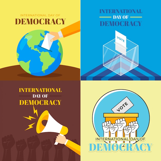 International Day of Democracy Illustration