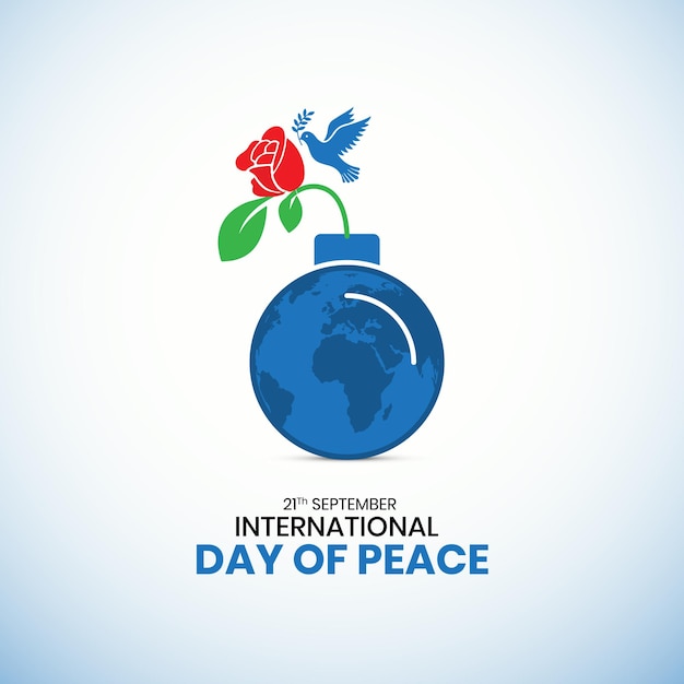 Vector international day of living together in peace banner template vector illustration world peace day