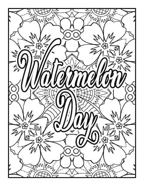 international day motivational quotes coloring Page and motivational Quotes flower coloring page