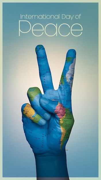 Vector international day of peace poster vector image illustration