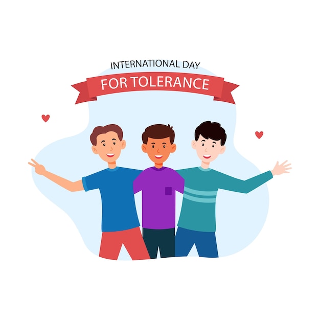 International day of tolerance background design