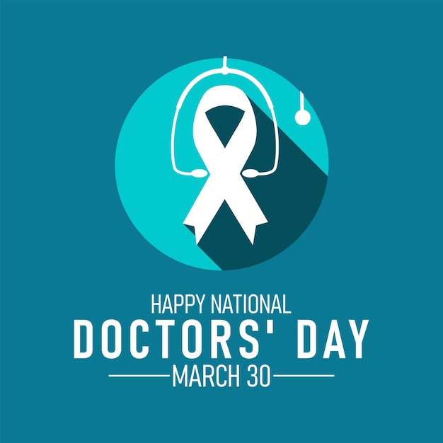 International doctors day Greeting card poster flyer and Banner background design