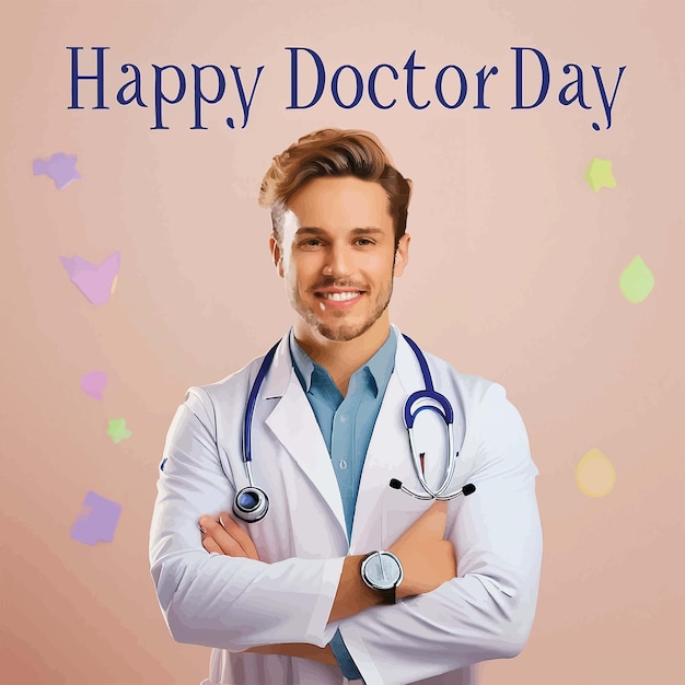 Vector international doctors day