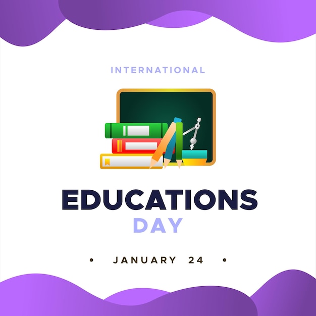 International Education Day Design Background