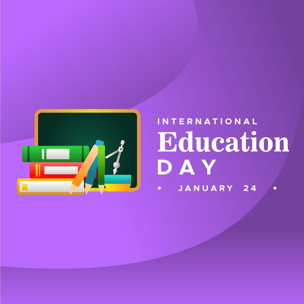 International Education Day Design Background