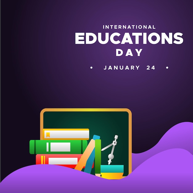 International Education Day Design Background