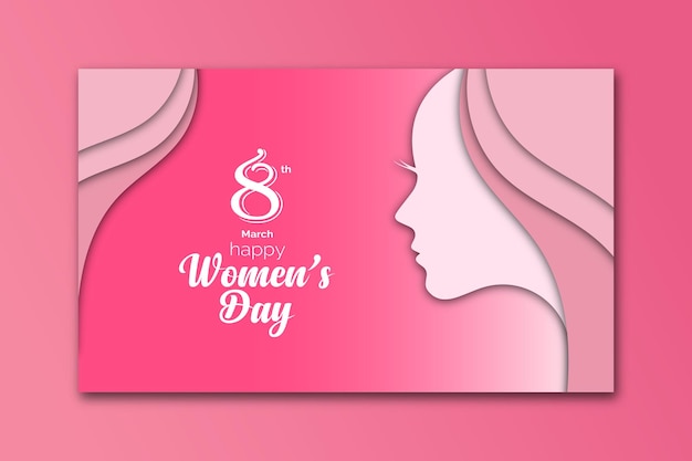 international happy women's day T-shirt, banner, poster, flyer, brochure, invitation card design