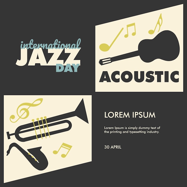 international jazz day poster design