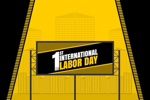 International labor day billboard