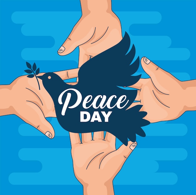 International peace day card