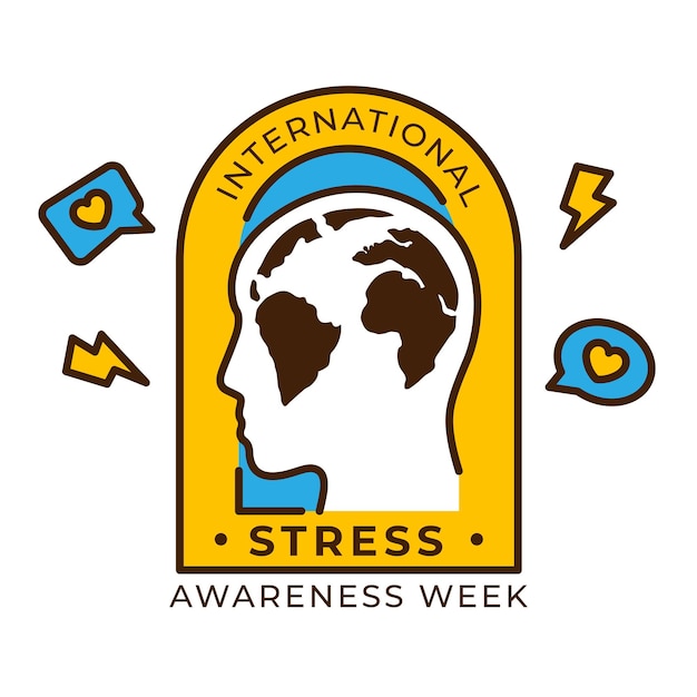 International Stress Awareness Week Illustration