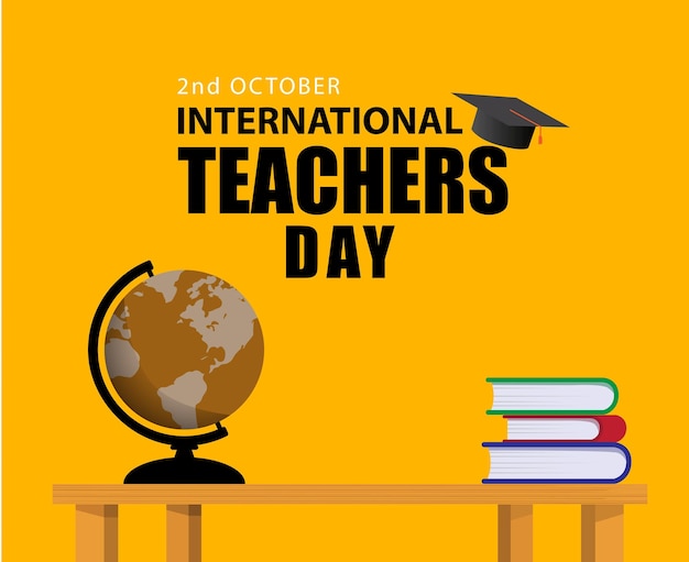 International teachers day vector illustration.