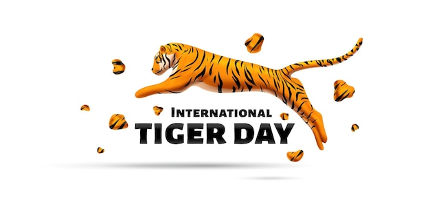 International tiger day awareness for conservation