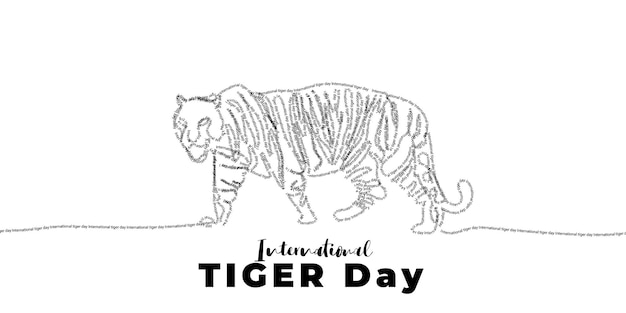 International tiger day awareness for conservation