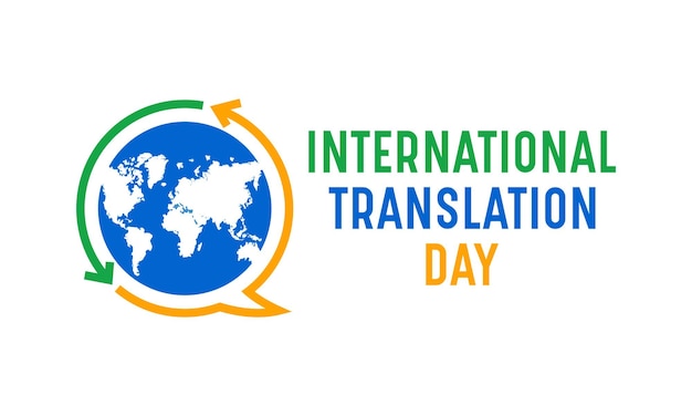 International translation day September 30 Vector illustration of international translation day Holiday concept for banner poster card and background design