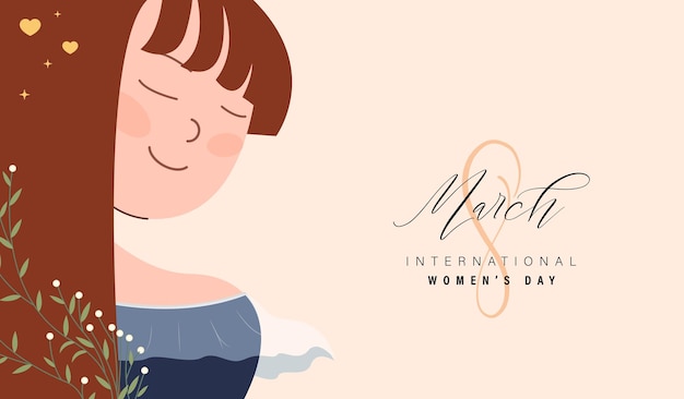 International Women's Day 8 March Vector Illustration