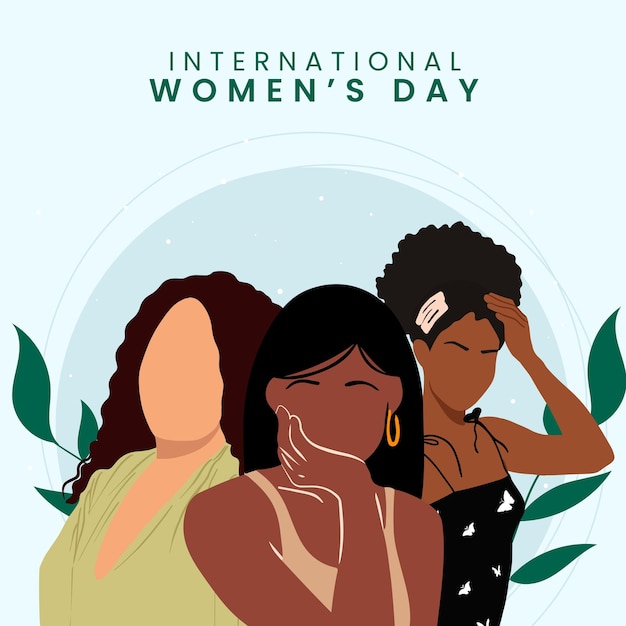 International Women's Day Art Design Image