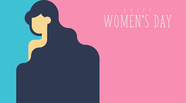 International Women's Day Awareness Banner Background Illustration