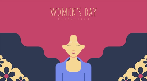 International Women's Day Awareness Banner Background Illustration