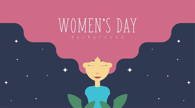 International Women's Day Awareness Banner Background Illustration