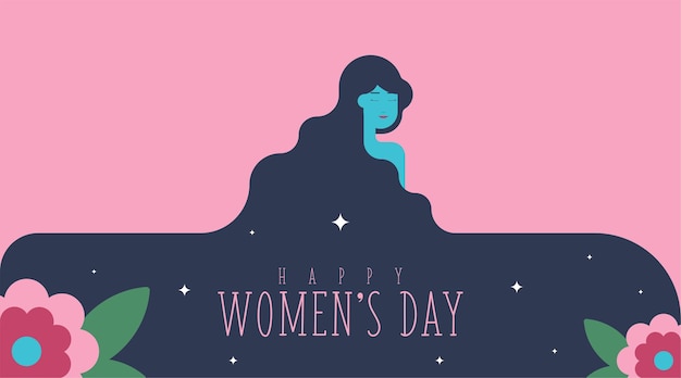 International Women's Day Awareness Banner Background Illustration