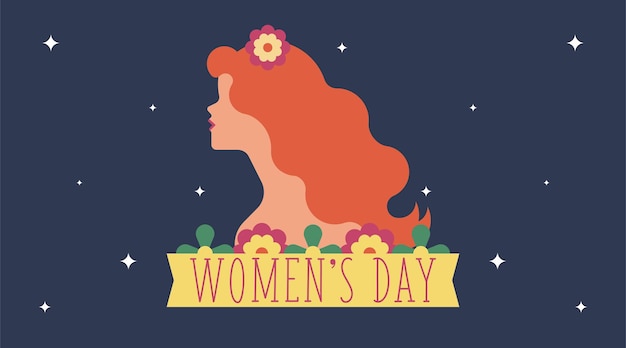 International Women's Day Awareness Banner Background Illustration