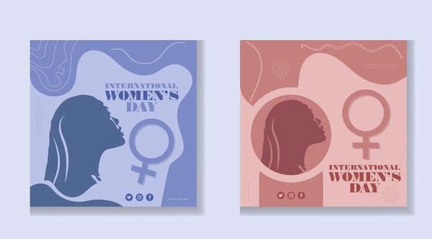 International women's day Instagram post design and social media post design