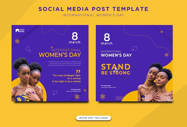 International Women's Day Social Media Post Template