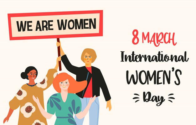 Vector international women's day 