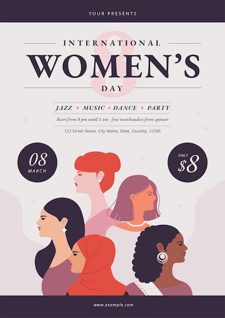 International Womens Day Event Flyer