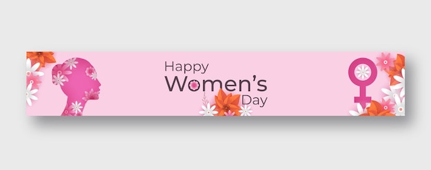 Vector international womens day illustration march 8 womens day banner