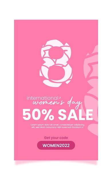 International womens day sale design