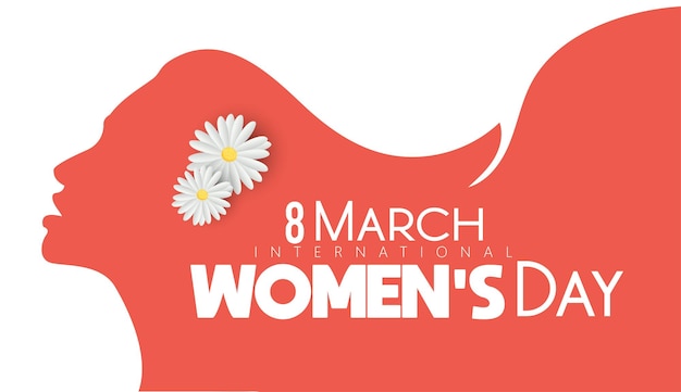 International Womens Day with Text 8 March