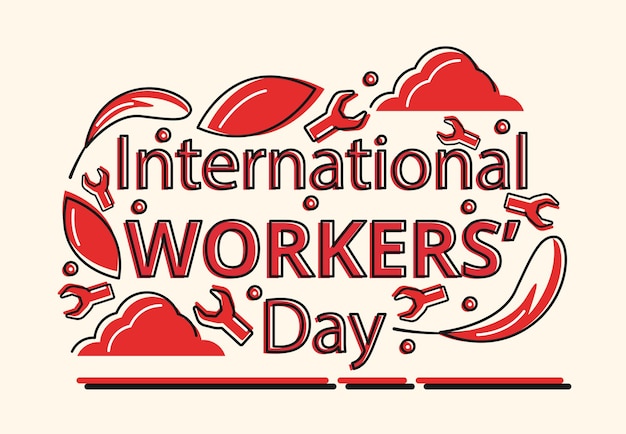 International Workers' Day Vector Illustration