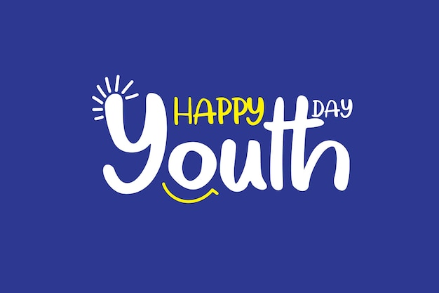 International Youth Day typography idea