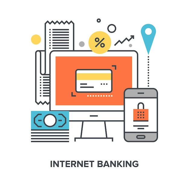 internet banking concept