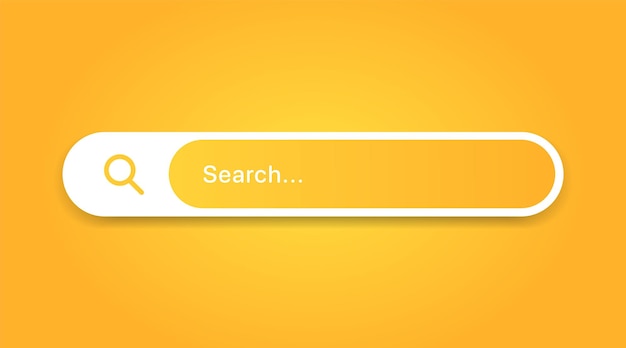 internet browser search engine search bar for ui mobile app search address and navigation bar