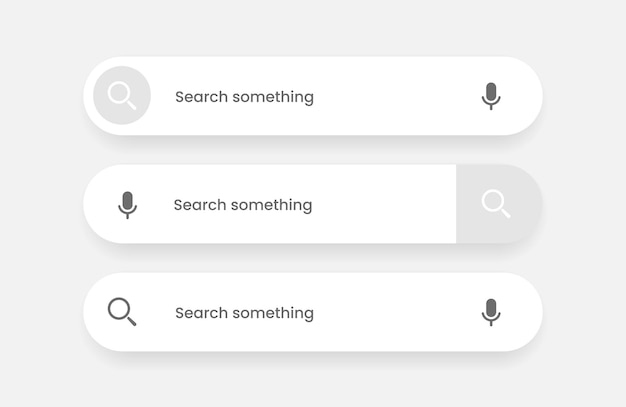 internet browser search engine search bar for ui mobile app search address and navigation bar
