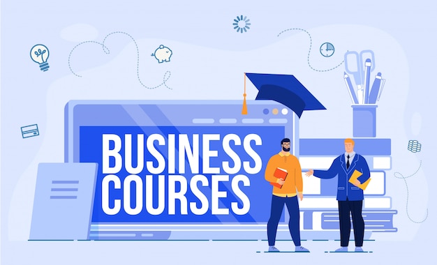 Internet Business School Courses   Concept