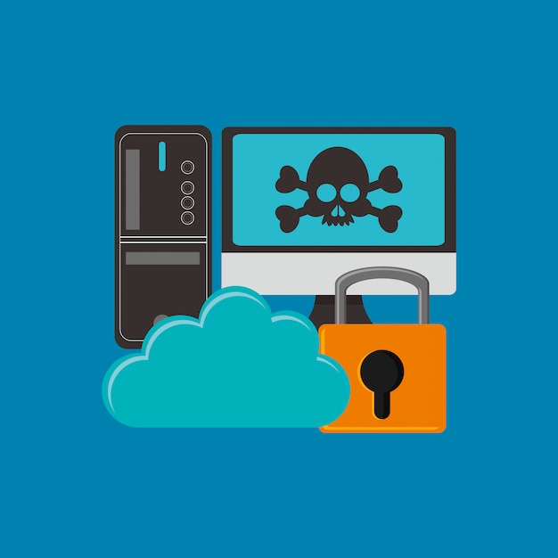 internet security related icons image