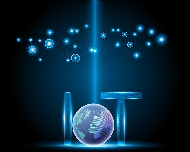 Internet of things (IOT) with Network concept